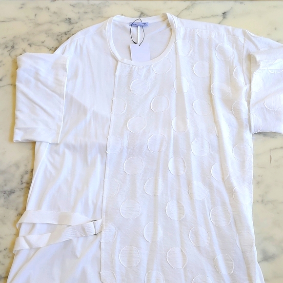 NWT. Zara Short Sleeve Loose Fit Layered Dress with buckle. - Picture 3 of 7